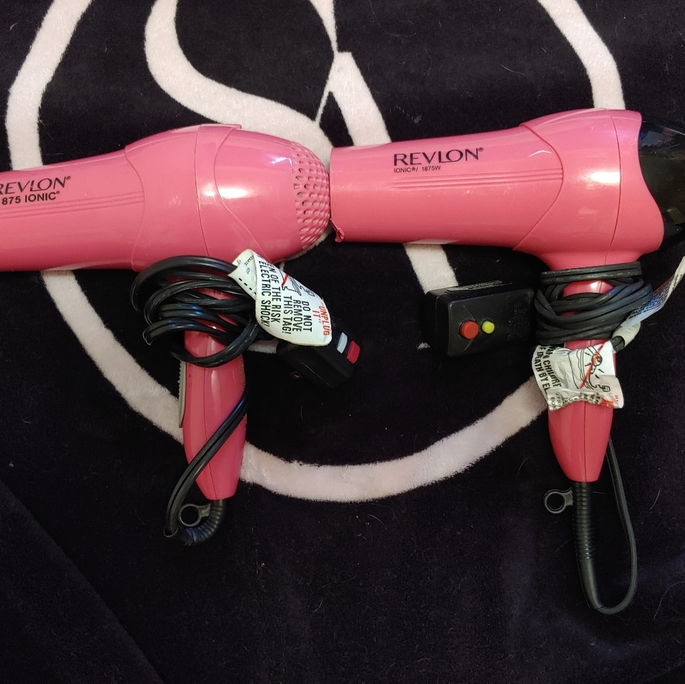 2 Revlon hairdryers